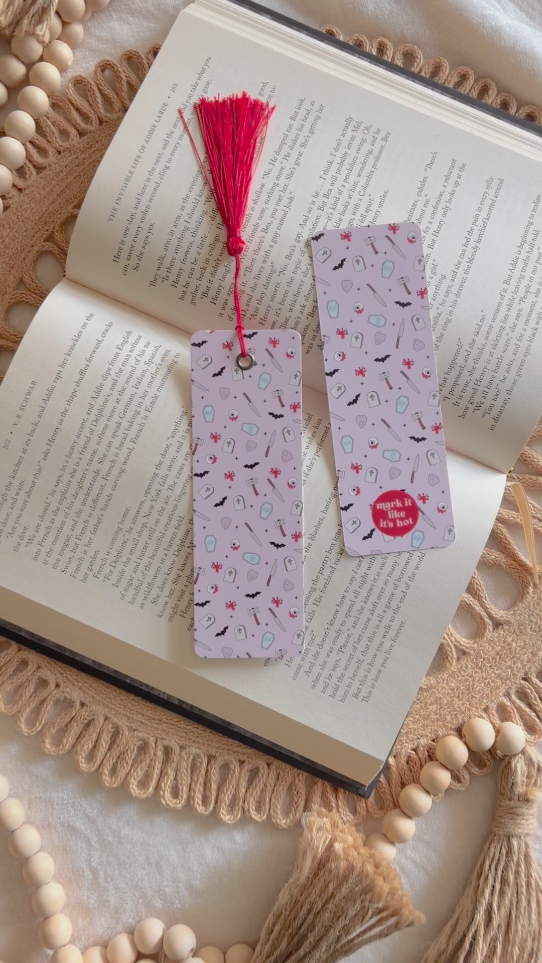 horror bookmark