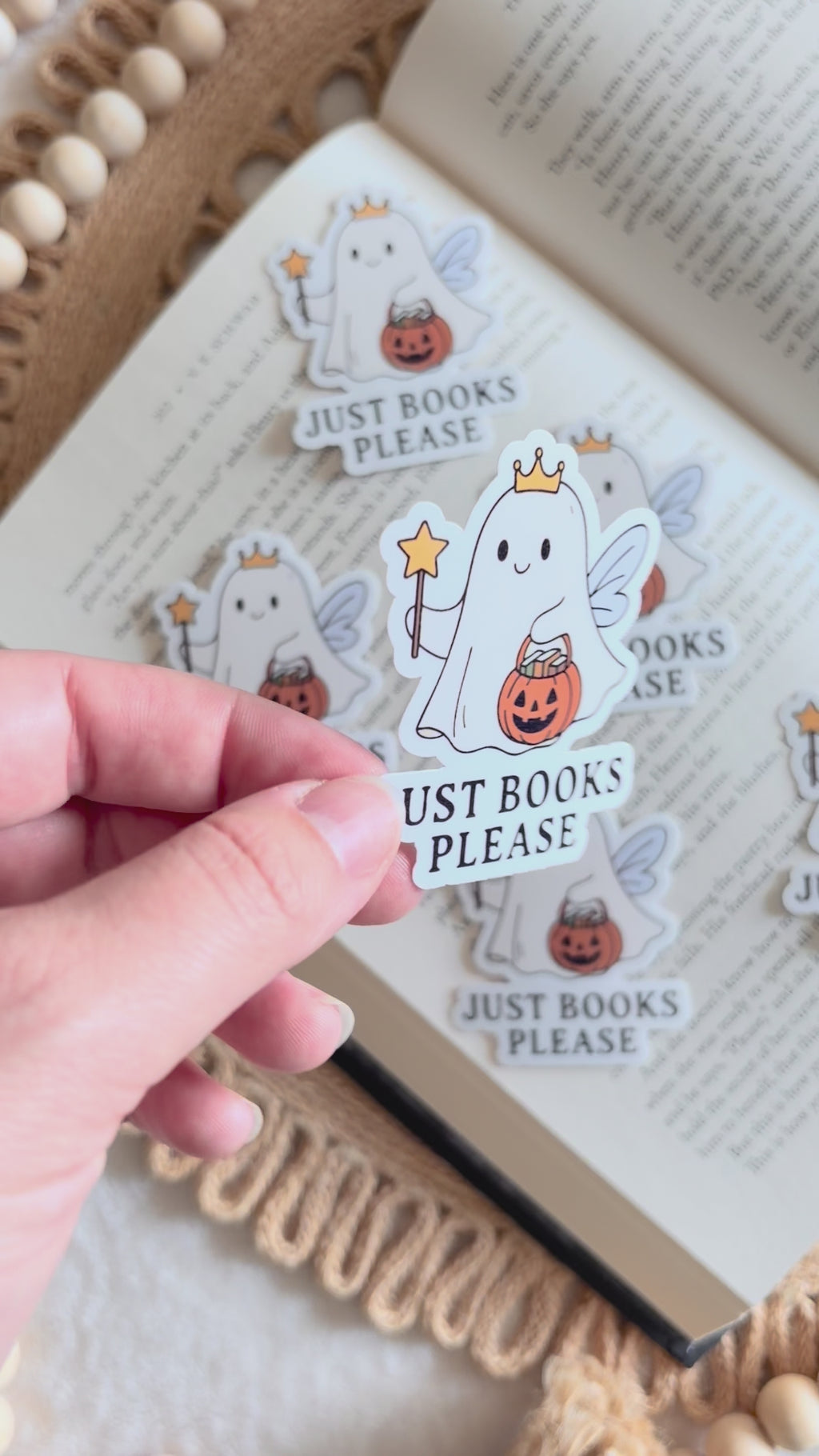 just books please sticker