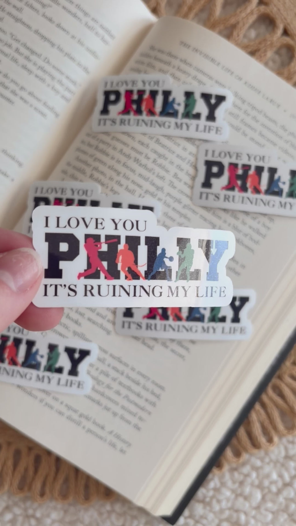 I love you Philly, it’s ruining my life sticker
