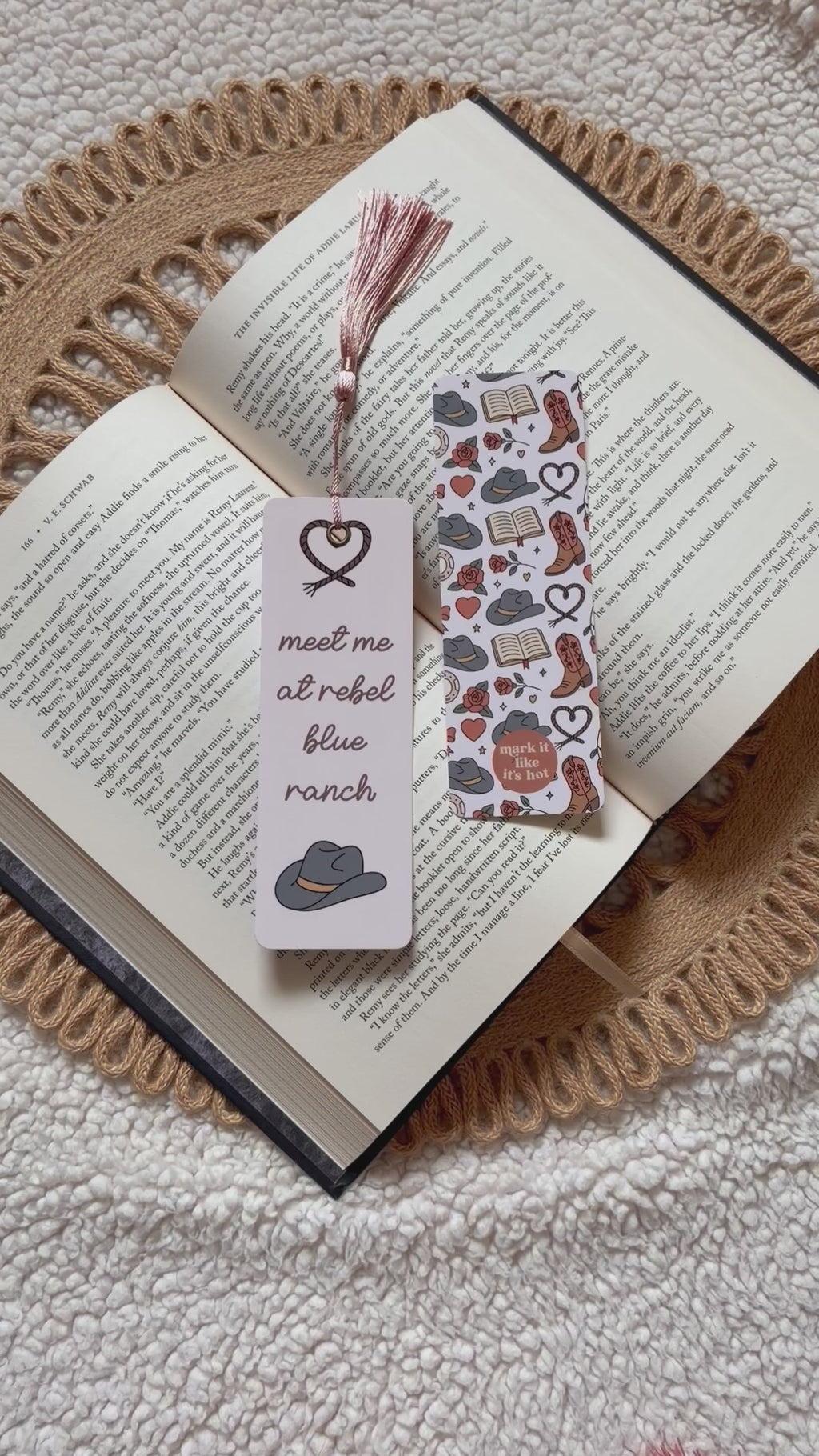 meet me at rebel blue ranch bookmark