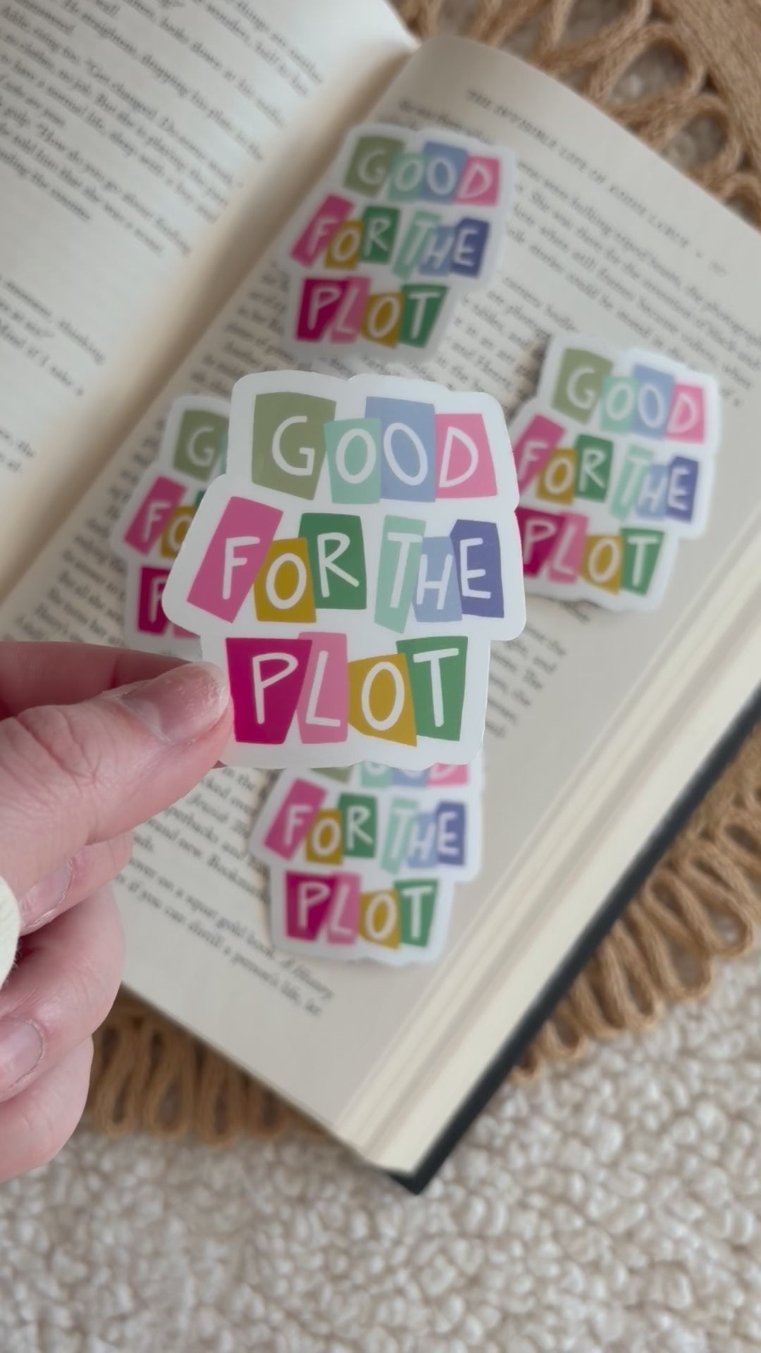 good for the plot sticker