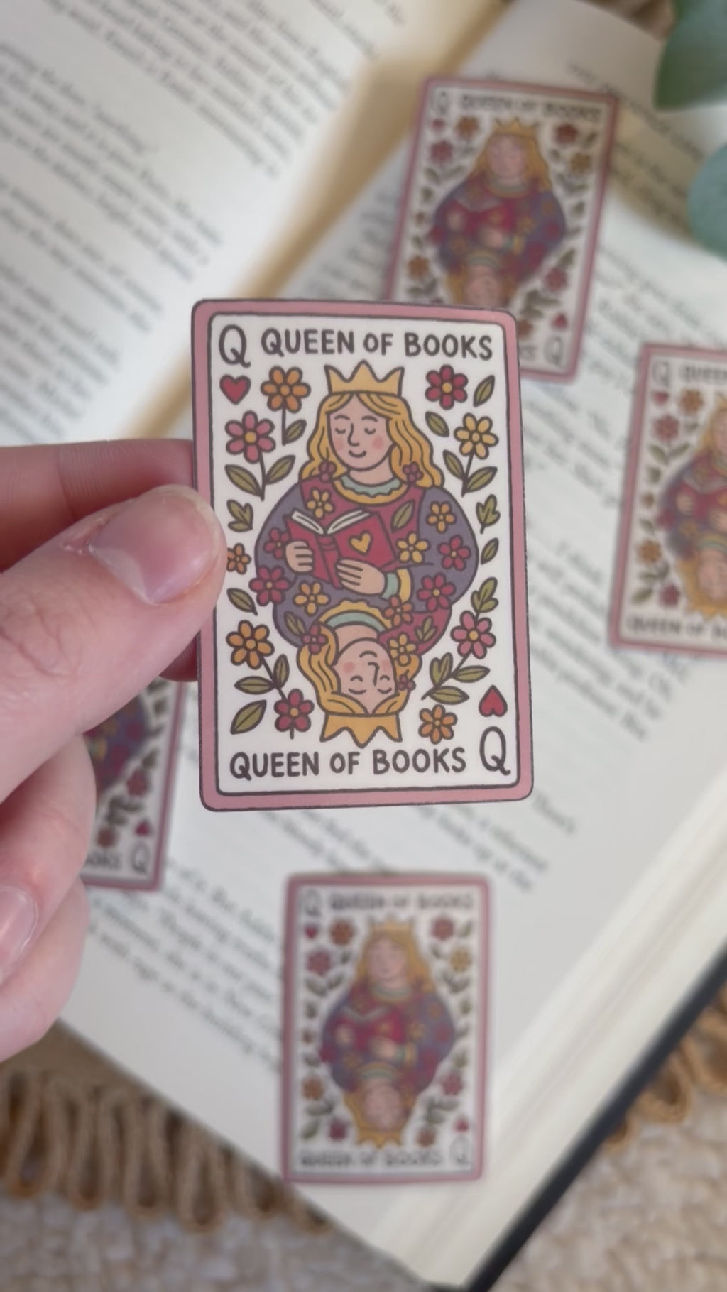 queen of books sticker