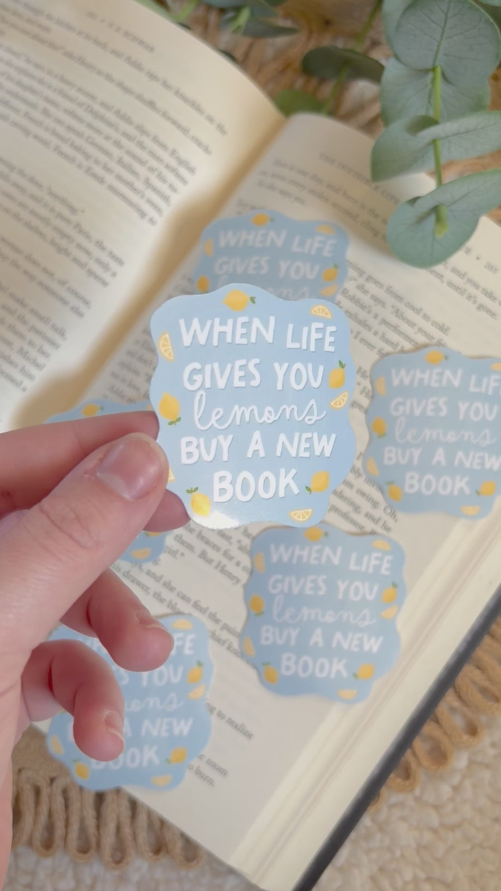 when life gives you lemons buy books stickers