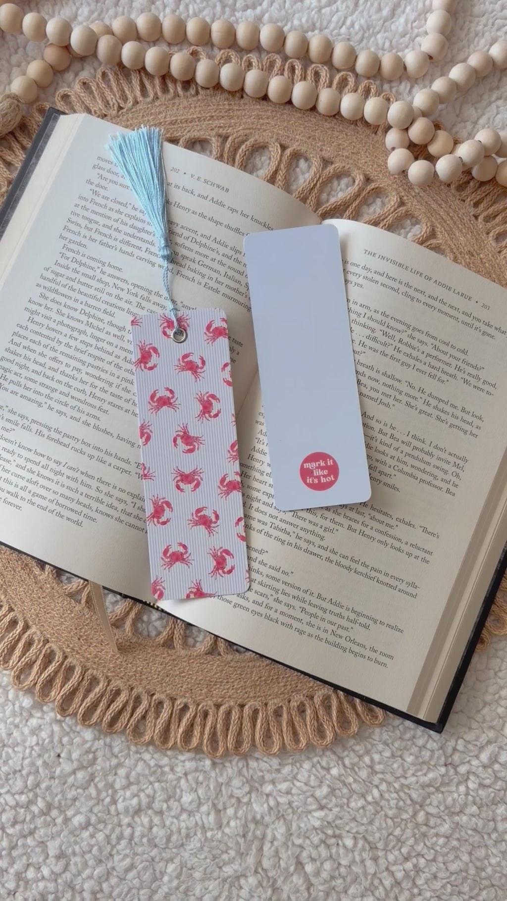 feeling crabby bookmark