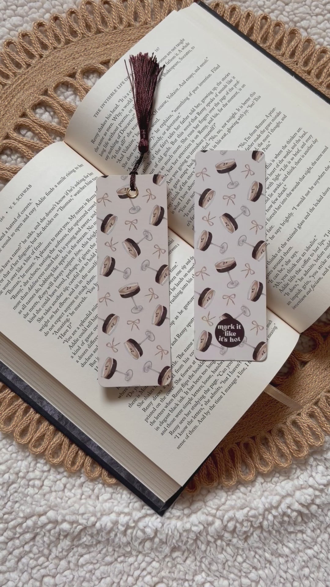 espresso martini bookmark