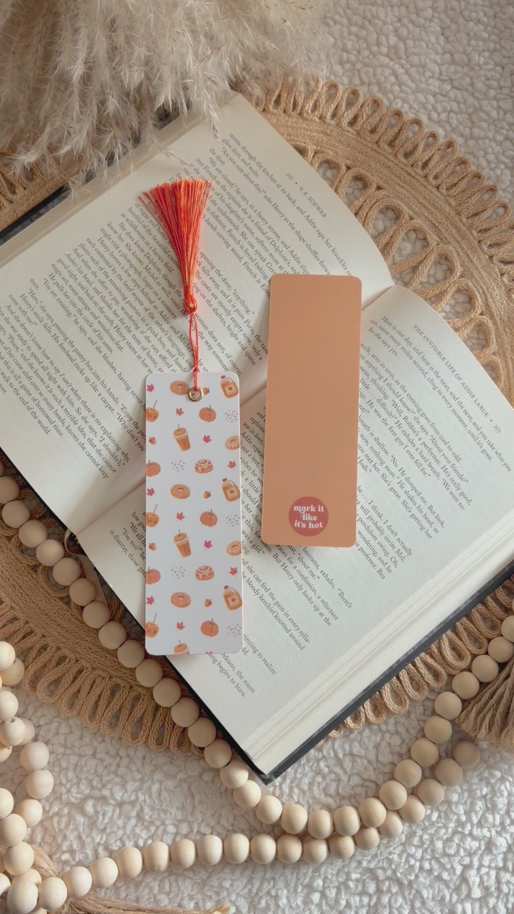 pumpkin & cider bookmark