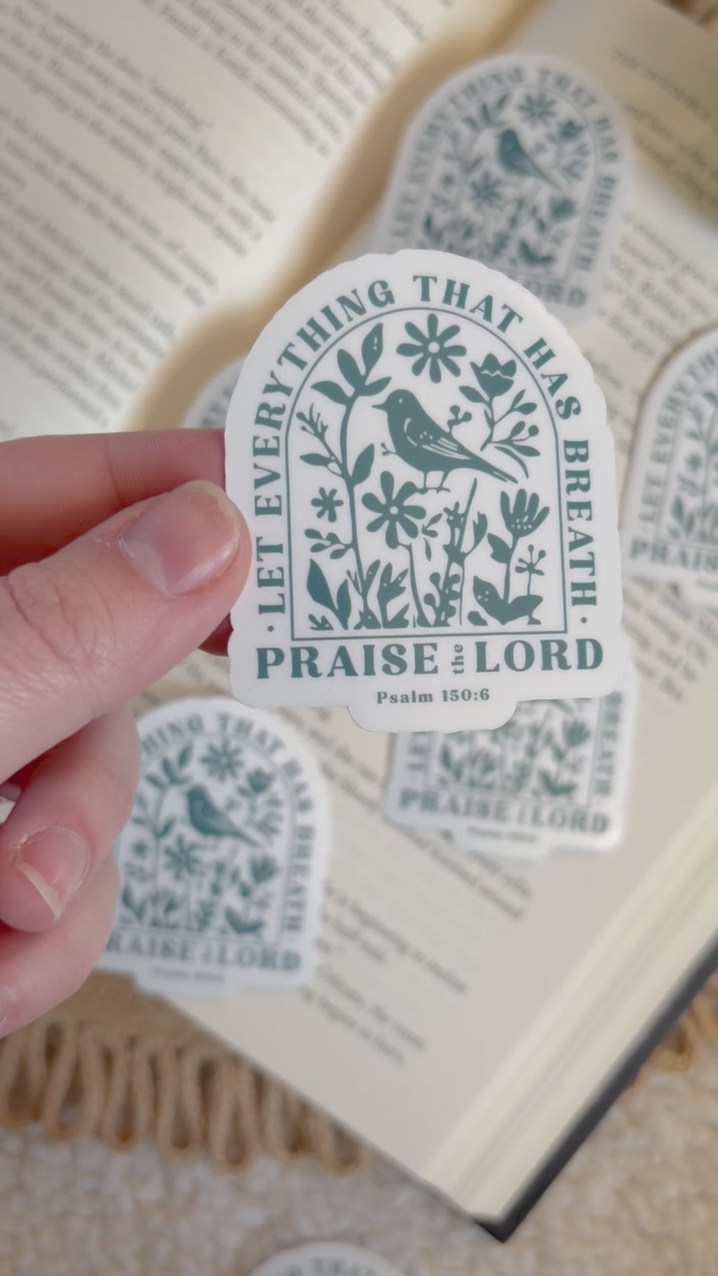 let everything that has breath sticker