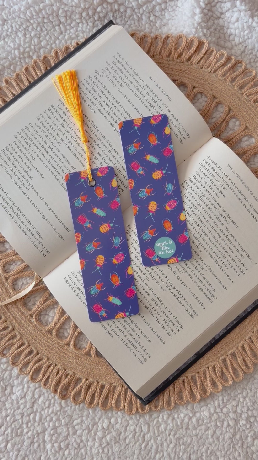 backyard bugs bookmark