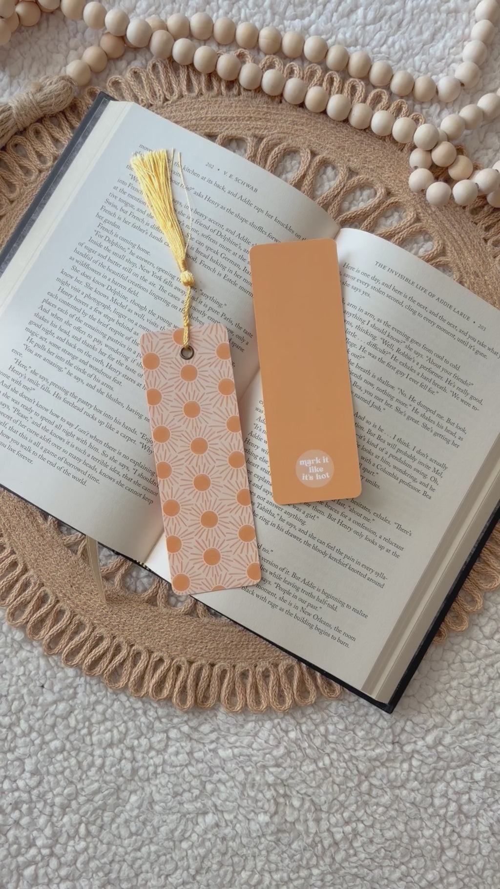 sunshining days bookmark