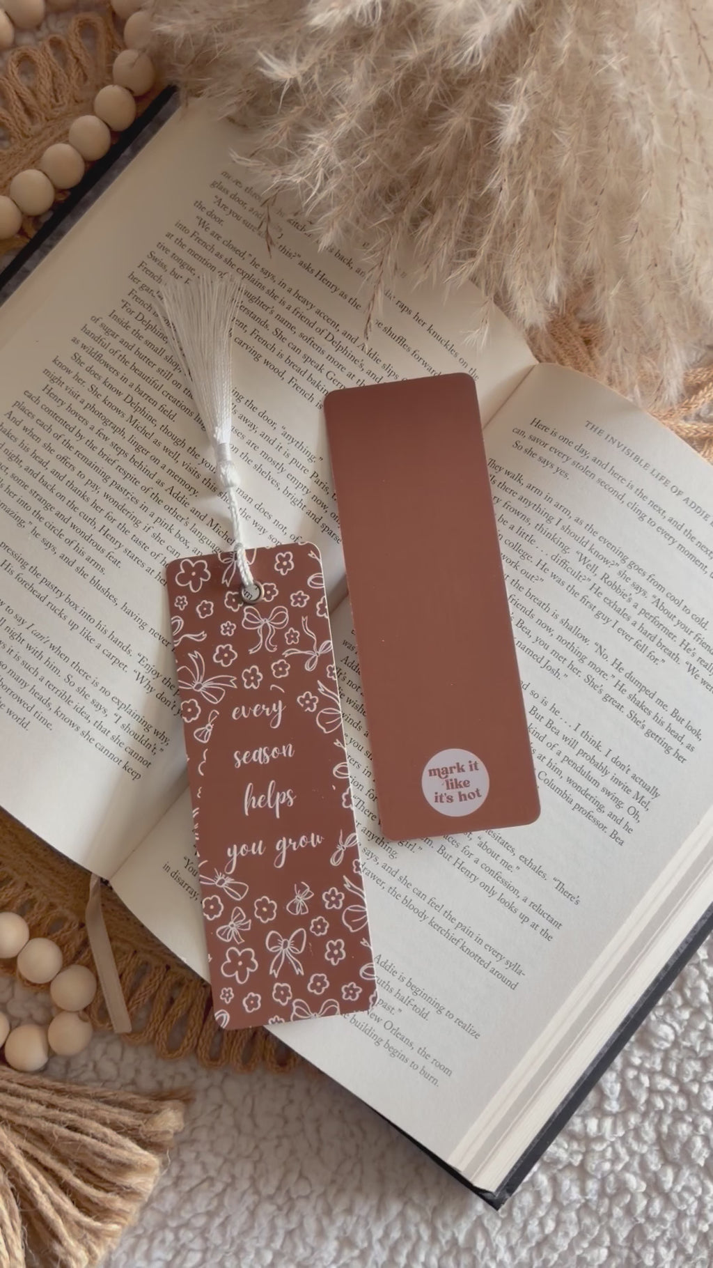 every season helps you grow bookmark