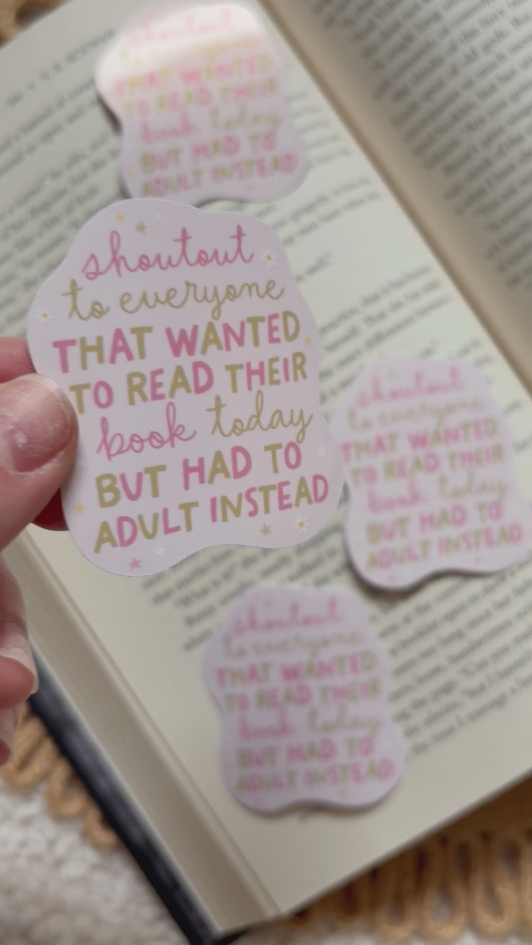 shoutout if you had to adult today sticker