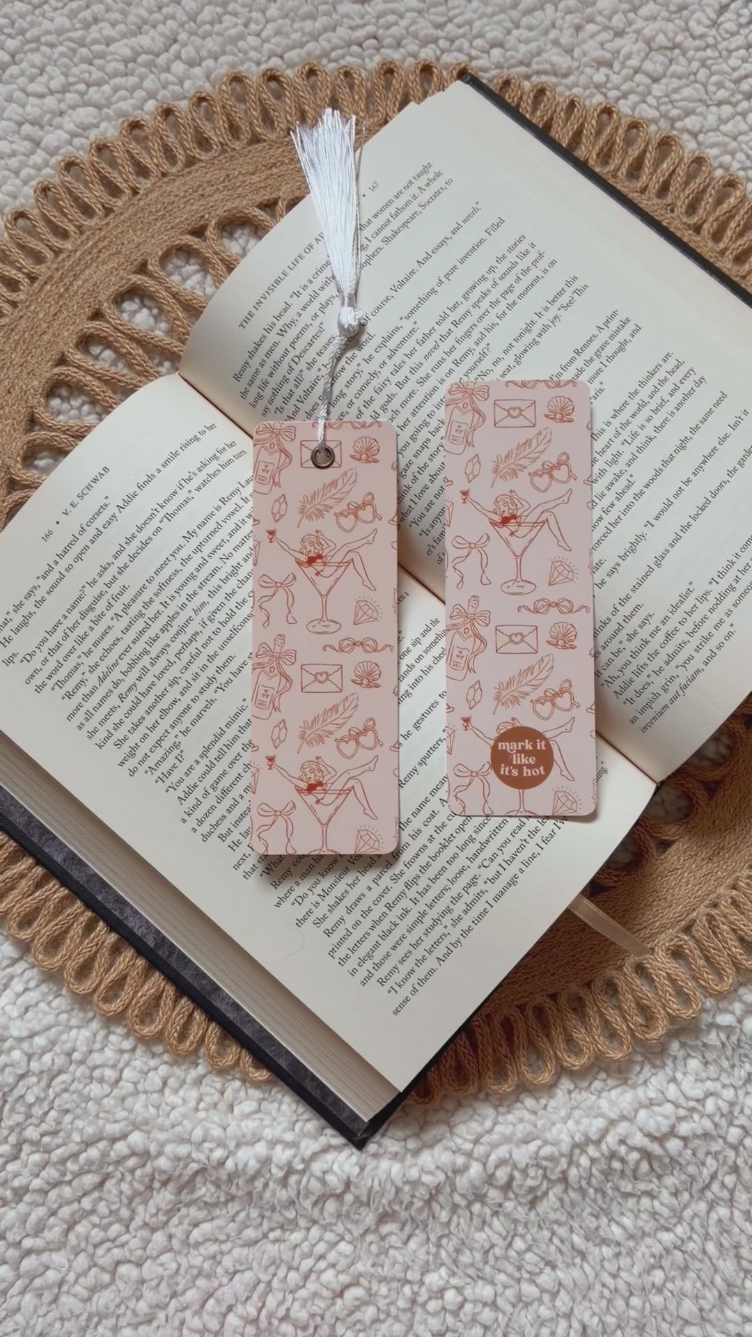 main character energy bookmark